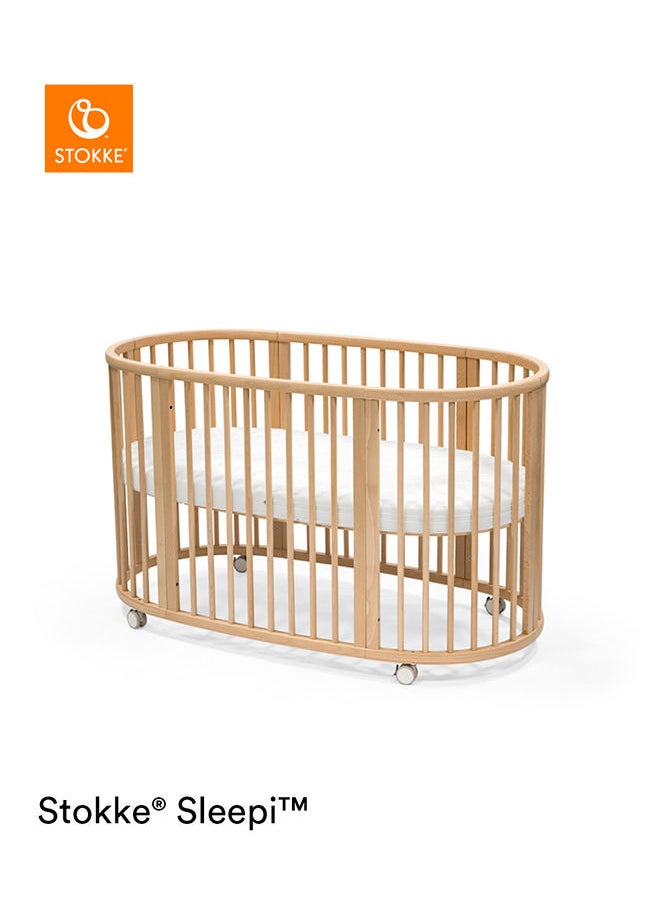 STOKKE - Sleepi Mattress, White Four Layers of Breathable 3D Mesh For Safe Sleep offers Comfort And Support For Children Washable - Image 1