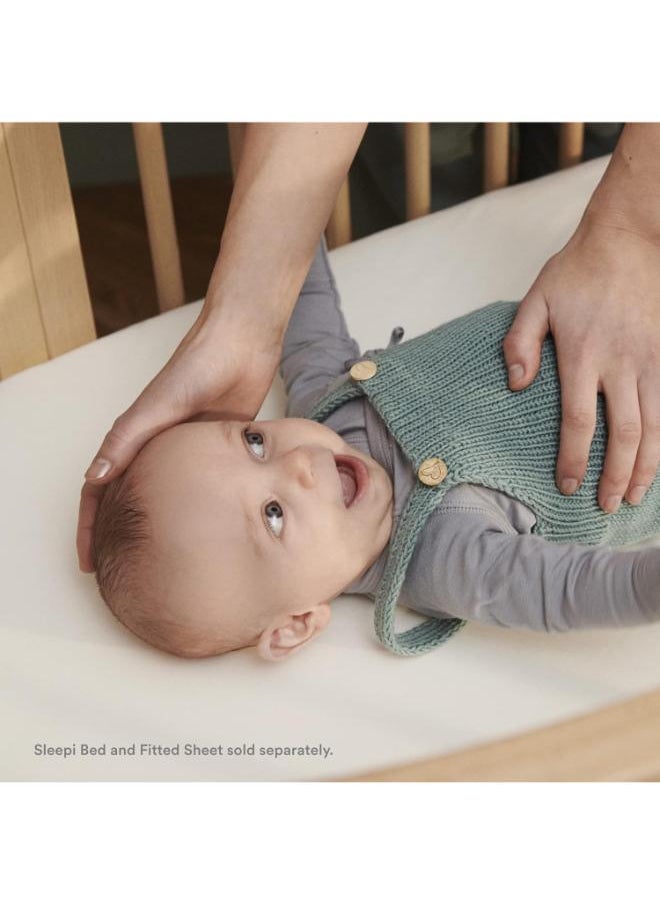 STOKKE - Sleepi Mattress, White Four Layers of Breathable 3D Mesh For Safe Sleep offers Comfort And Support For Children Washable - Image 1