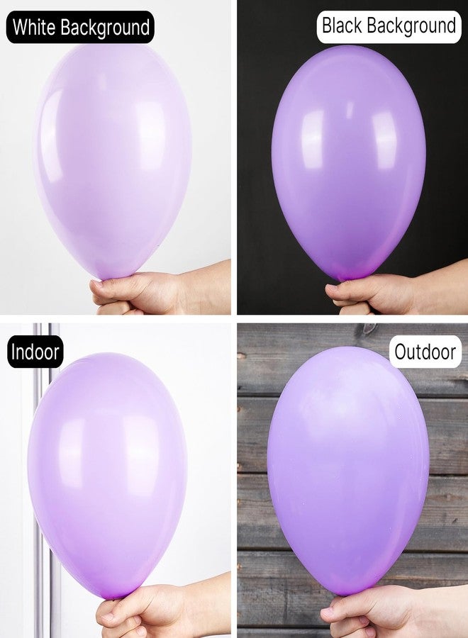 PartyWoo Lavender Balloons 100pcs 12 Inch Light Pastel Purple Lilac Purple Latex Helium Balloons for Birthday Baby Shower Graduation Wedding Anniversary Bridal Shower Party Decorations Purple-Q10 - Image 2