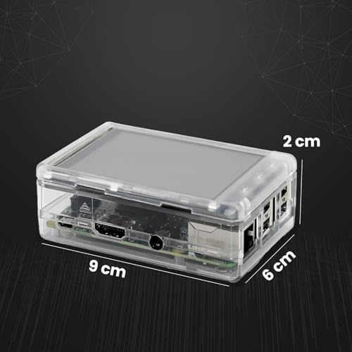 sb components 3.2" TFT LCD Transparent Case for Raspberry Pi 2 and Raspberry Pi 3 (Clear) - Image 5