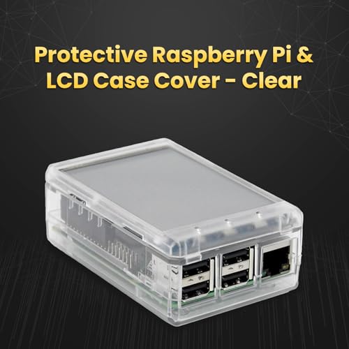 sb components 3.2" TFT LCD Transparent Case for Raspberry Pi 2 and Raspberry Pi 3 (Clear) - Image 2