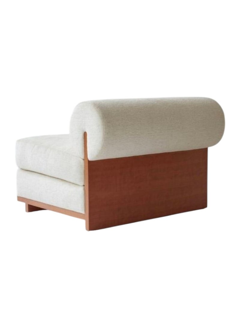 Other Manufacturer Boucle chair without handles, wooden frame, 5 cm  - Image 3