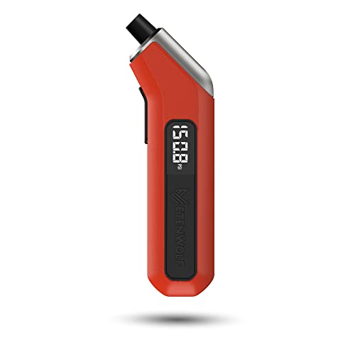 ETENWOLF Digital Tire Pressure Gauge 3-200 PSI, Industrial Tire Gauge Calibrated to ANSI B40.7 Grade 2A(±0.5%), Replaceable AAA Batteries with Presta Valve Adaptor (Vivid Orange) - Image 1