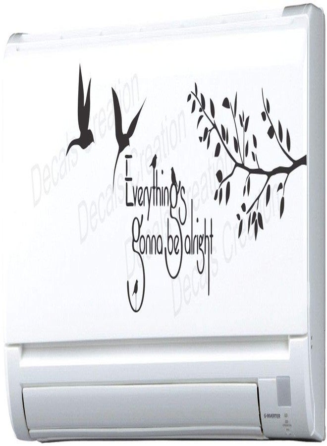 Decals Creation ملصق حائط من الفينيل لمكيف سبليت من Decals Creation (متعدد الألوان، رمز الملصق 28) - ذاتي اللصق - Image 2