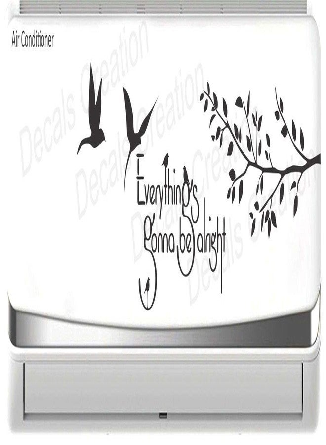Decals Creation ملصق حائط من الفينيل لمكيف سبليت من Decals Creation (متعدد الألوان، رمز الملصق 28) - ذاتي اللصق - Image 1