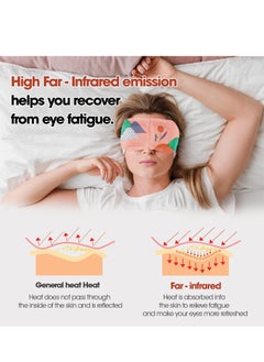 Epielle Epielle Steam Eye Mask Pack of 6 for Dry Eyes and Puffiness Helping Sleep with Melatonin Steam Moisture Self Inflate Heated from Korea  - Image 2