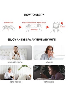 Epielle Epielle Steam Eye Mask Pack of 6 for Dry Eyes and Puffiness Helping Sleep with Melatonin Steam Moisture Self Inflate Heated from Korea  - Image 5