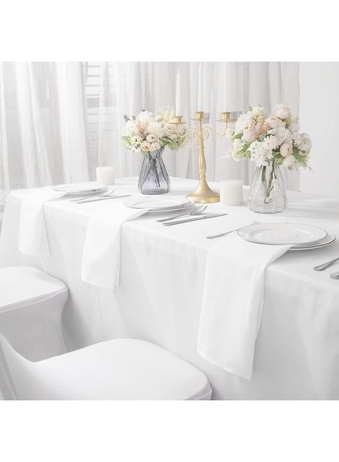 10-pack Cloth Napkins, Premium Quality Cotton, Machine Washable Oversized Cloth Dinner Table Napkins for Wedding/restaurant/hotel/party/holiday Dinner (Pink, 50 X 20 cm) - Image 3