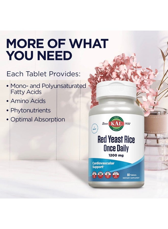 KAL 1200 Mg Red Yeast Rice, 60 Count - Image 5
