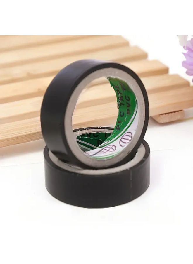 10 Rolls Heavy Duty Electrical Tape High Temperature Resistant 200C 392F Industrial Grade Black Rubber Cable Sticker - Image 4