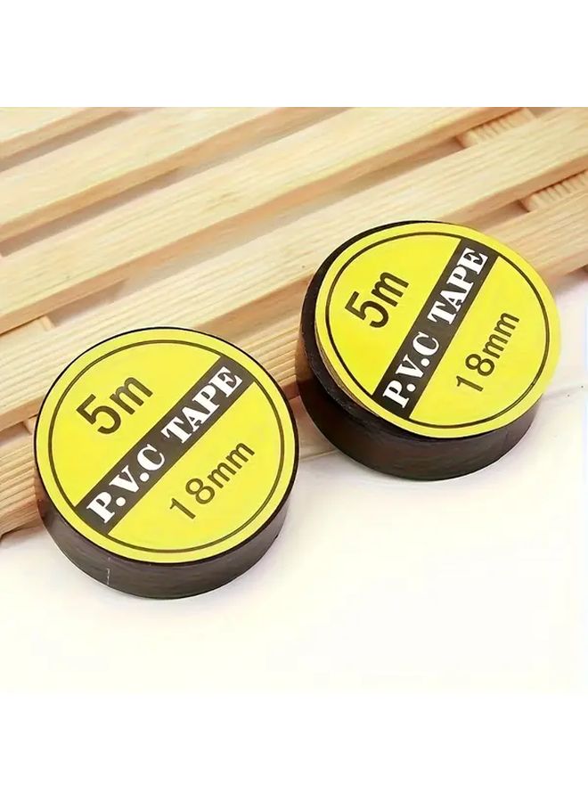 10 Rolls Heavy Duty Electrical Tape High Temperature Resistant 200C 392F Industrial Grade Black Rubber Cable Sticker - Image 3