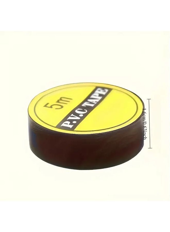 10 Rolls Heavy Duty Electrical Tape High Temperature Resistant 200C 392F Industrial Grade Black Rubber Cable Sticker - Image 5