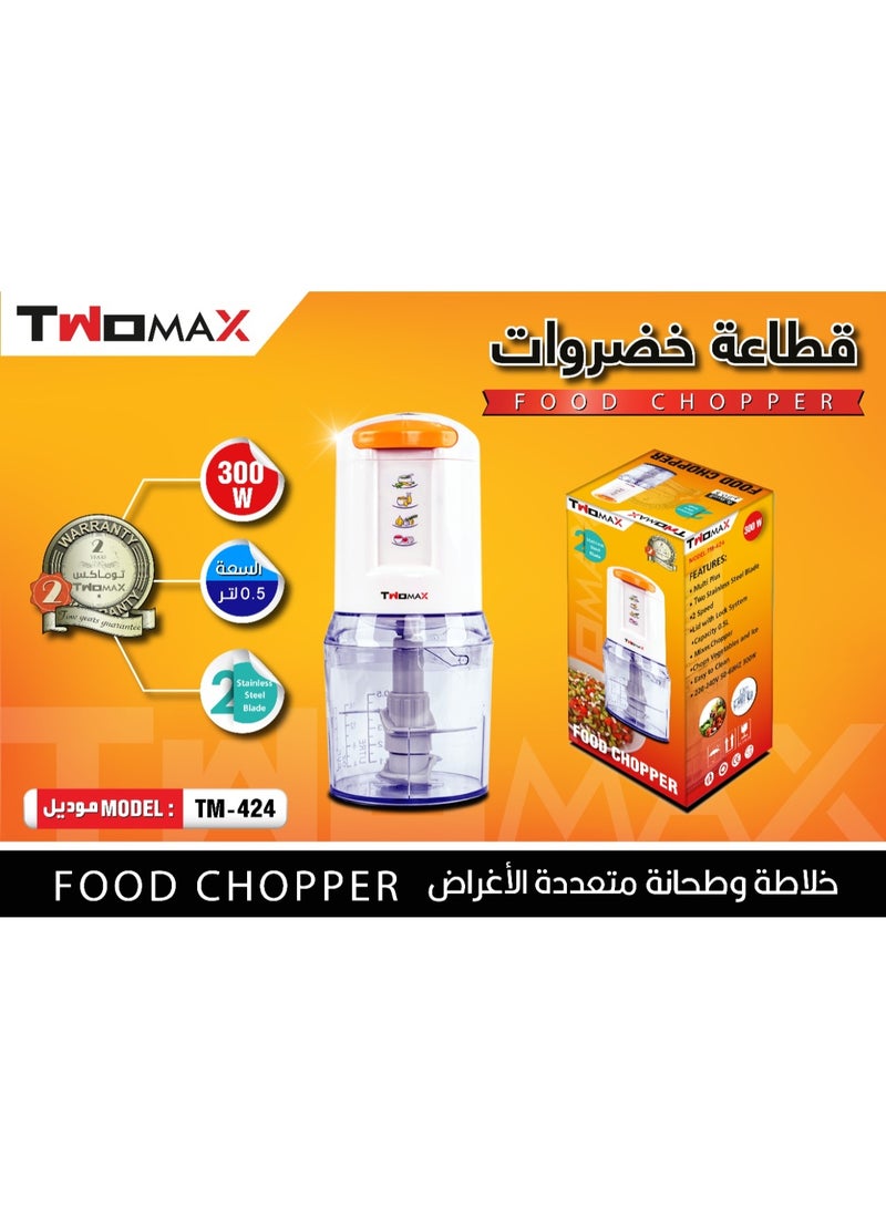 Twomax electric vegetable slicer, model TM-424
