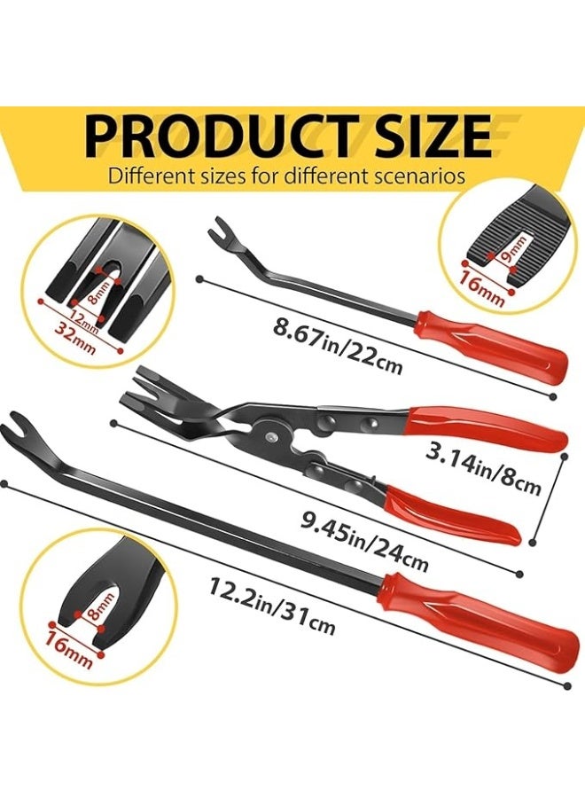 13-Piece Multi-Purpose Hook Pick-Up Tool Set, Car Electronic Repair Hose Gasket Manual Pick-Up Tool, Suitable for Car Electronic Repair Pick-Up Tool (Red) - Image 5