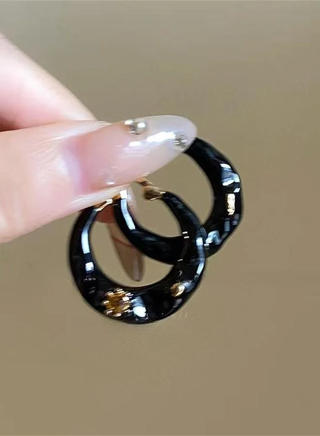 Take Two Textured Hoop Earrings