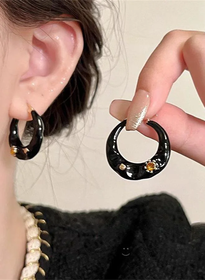Take Two Textured Hoop Earrings