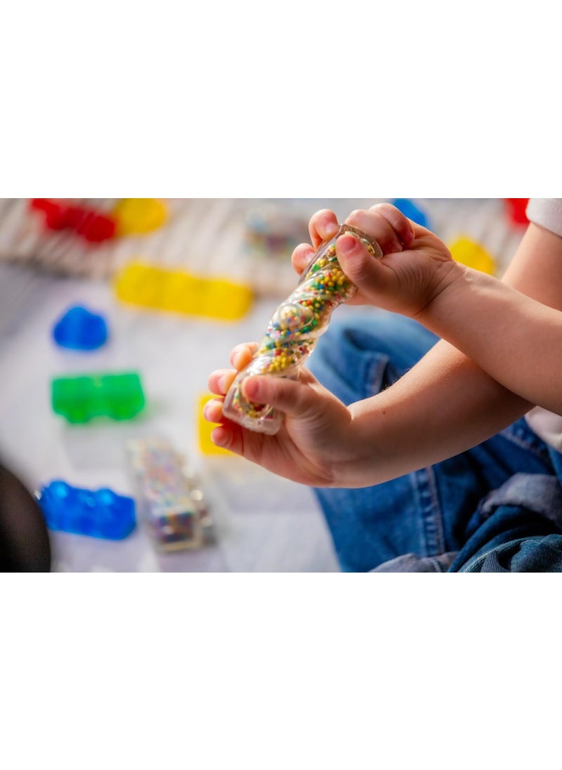Goliath Goliath Jelly Blox Creative Kit  Includes 20 Blocks  Toddler  Preschool Building Blocks Kids Can Squeeze Stretch Squish  Safety Tested  OuchFree  Tactile Sensory Play Toy for Ages 2  - Image 4