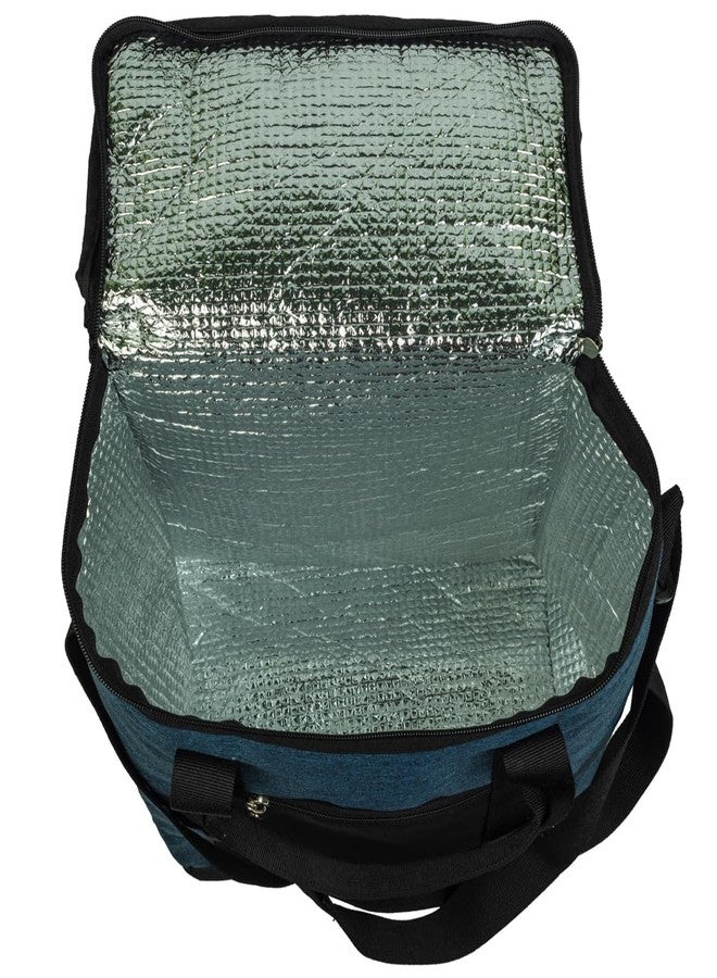 هووم حقيبة غداء/حقيبة طعام معزولة كبيرة الحجم من هوم، سعة 13 لترًا، للاستخدام اليومي، مناسبة للمكتب، الجامعة، المدرسة، السفر، النزهات، التخييم، الحفلات، إلخ، لون أزرق - Image 5