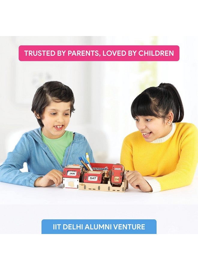 سمارتيفيتي تقويم سمارتيفيتي اللانهائي ومنظم القرطاسية للأطفال من سن ٨-٩-١٠-١١-١٢-١٣-١٤ سنة | هدية عيد ميلاد/رأس السنة للبنات والأولاد | ألعاب علمية اصنعها بنفسك للأطفال من سن ٨-١٤ سنة (لعبة STEM) - Image 2