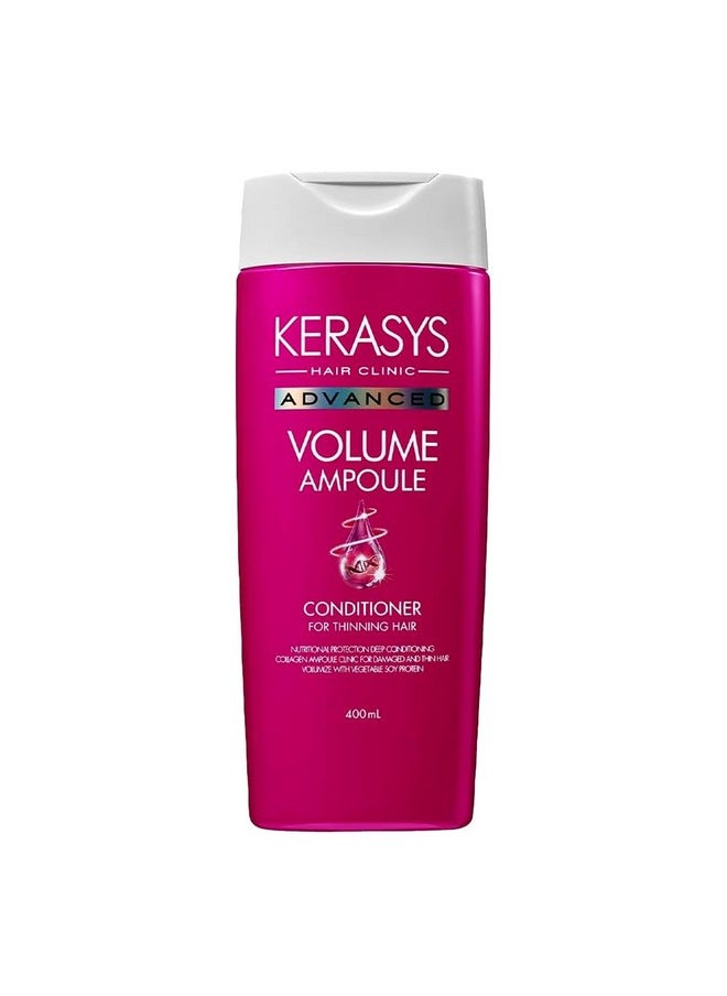 Kerasys - Advanced Collagen Ampoule Clinic For Damaged And Thin Hair Volume Ampoule 13.5 Fl Oz / 400 Ml (Conditioner, 1-Pack) - Image 1