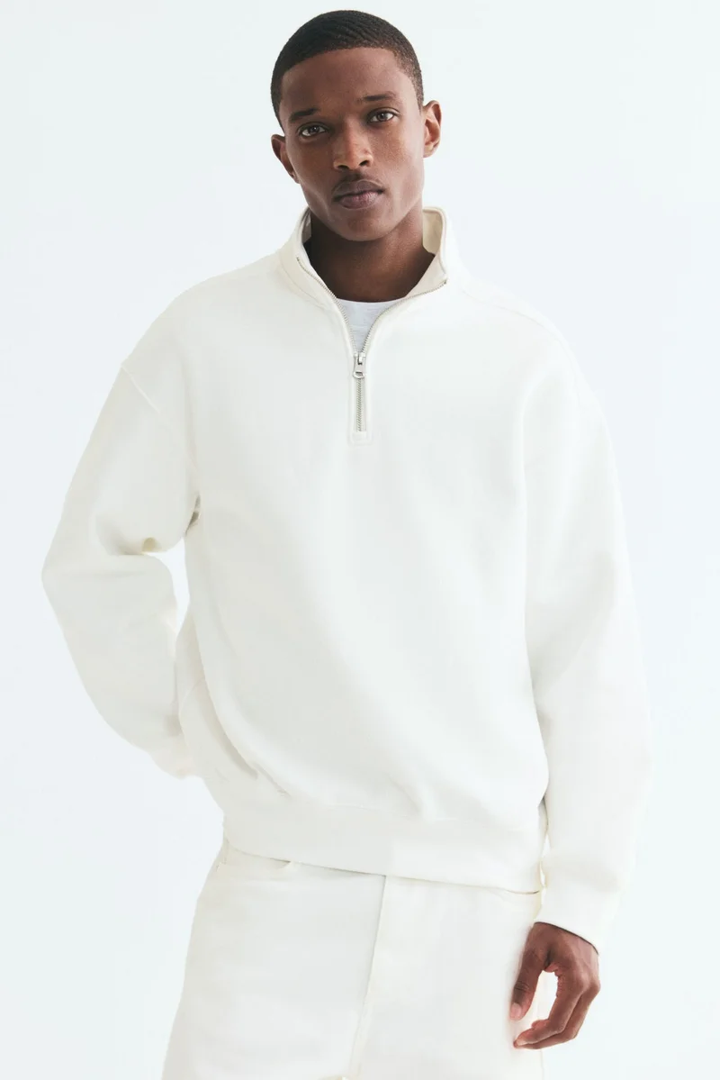 Loose Fit Zip-top sweatshirt