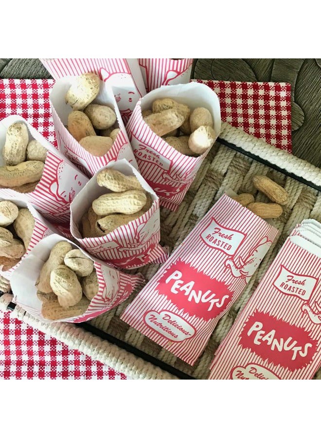 Outside the Box Papers Paper Peanut Bags - Red White - 100 Pack - Image 3