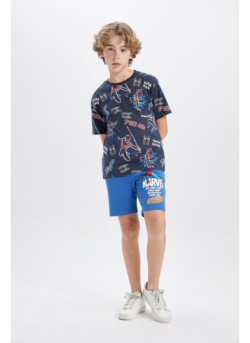 DeFacto Boy Regular Fit Licensed by Marvel Normal Waist Shorts  - Image 1