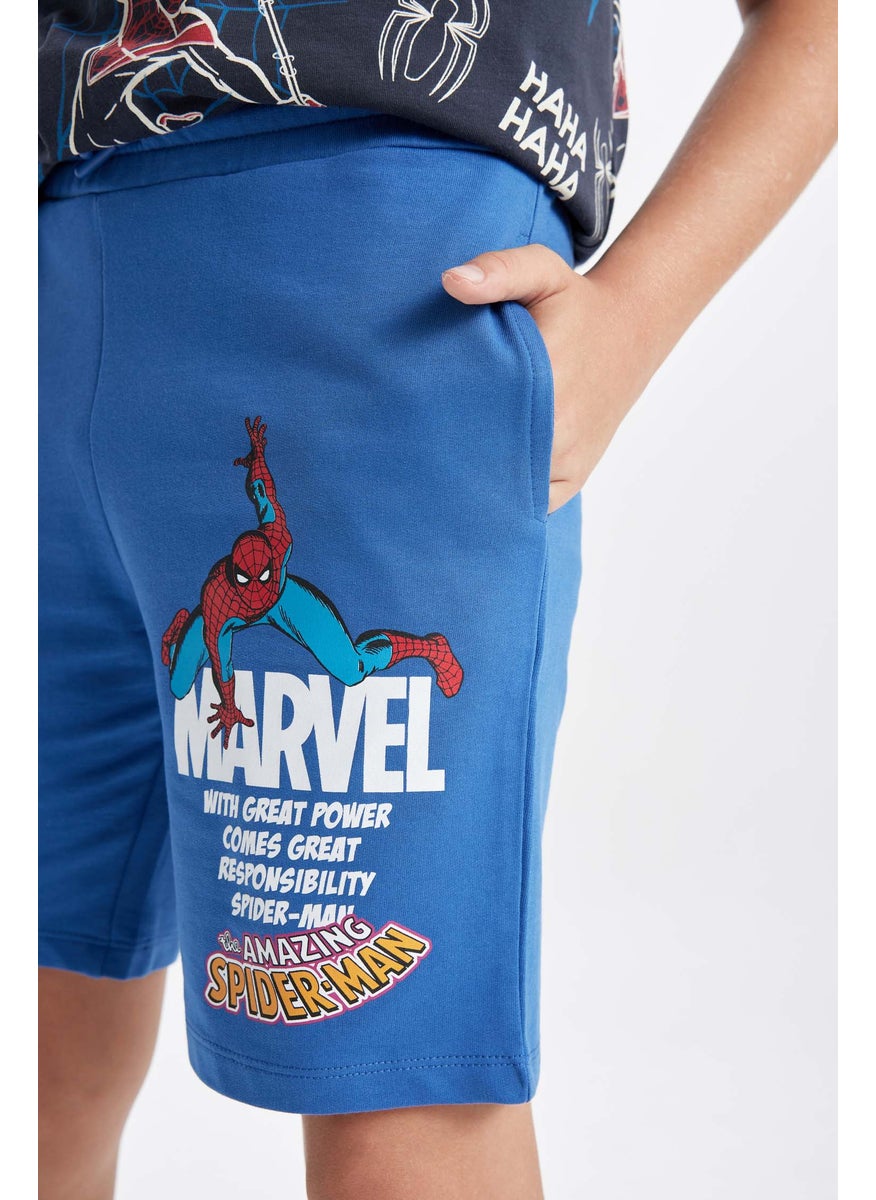 DeFacto Boy Regular Fit Licensed by Marvel Normal Waist Shorts  - Image 4
