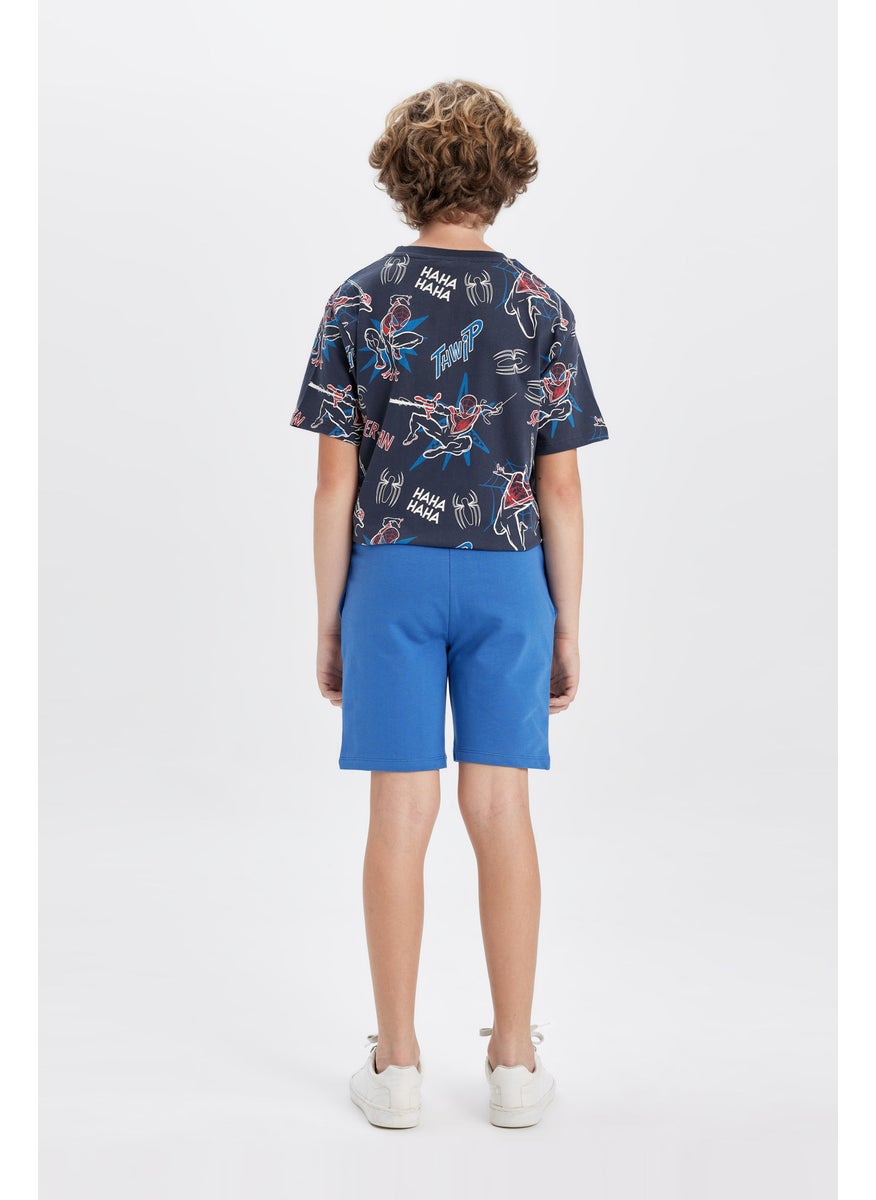 DeFacto Boy Regular Fit Licensed by Marvel Normal Waist Shorts  - Image 5