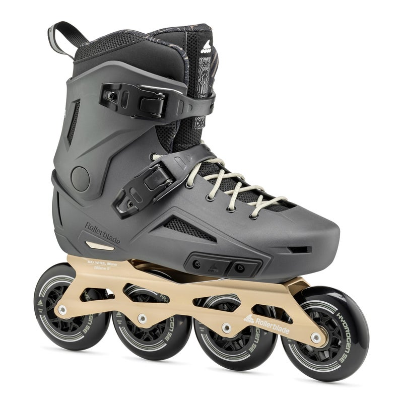 Rollerblade Lightning 90 Mens Urban Inline Skate Anthracite and Taupe