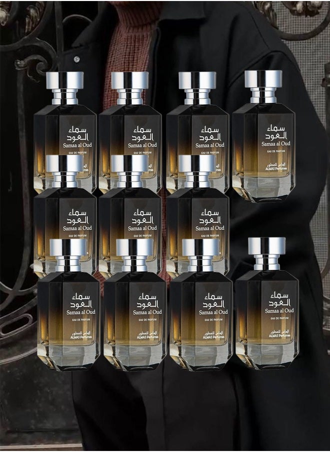 AL MAS 11 Pieces Samaa Al Oud Perfume For Men 100ml EDP  - Image 1
