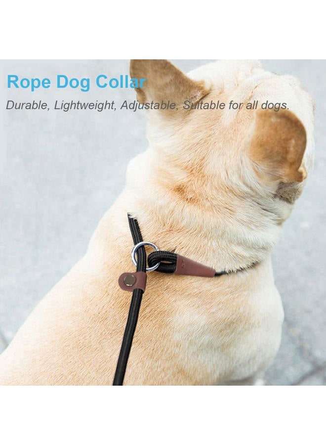 MayPaw Slip Collar Nylon Rope Choke Collar for Dog Training- No Pull Round Martingale Dog Collars for Small Medium Large Dogs  - Image 5