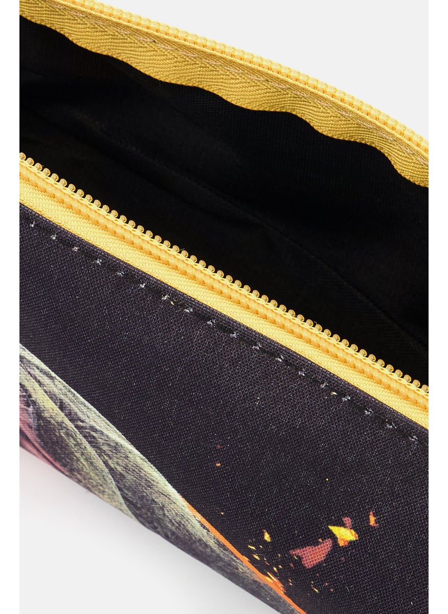 JURASSIC WORLD - Kids Boy Printed Pencil Case, Black Combo - Image 1