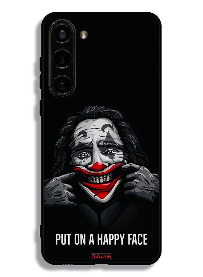 Tolwak Samsung Galaxy S23 5G Protective Case Cover Put On Happy Face - Image 3