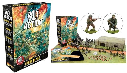 WARLORD GAMES Bolt Action Starter Set a 28mm World War 2 Strategy Tabletop Battle Game for 2 or More Players Using Miniatures by Warlord Games - Image 1