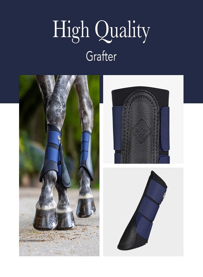 LeMieux Grafter Brushing Horse Boots - Protective Gear and Training Equipment - Equine Boots, Wraps & Accessories (Black/Small) - Image 5