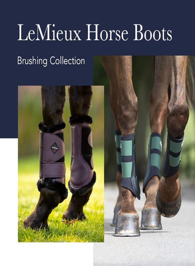 LeMieux Grafter Brushing Horse Boots - Protective Gear and Training Equipment - Equine Boots, Wraps & Accessories (Black/Small) - Image 2