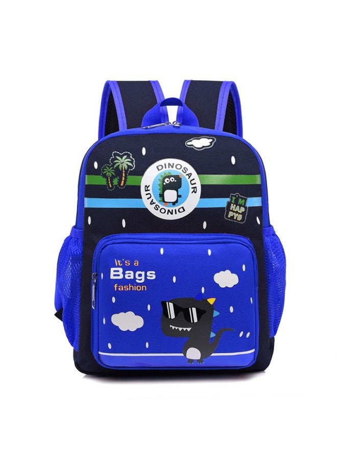 2021 Cute Dinosaur Children's Backpack Korean Style Trendy Boys And Girls Elementary School Student Animal Cartoon Backpack-Color:Blue  - Image 1