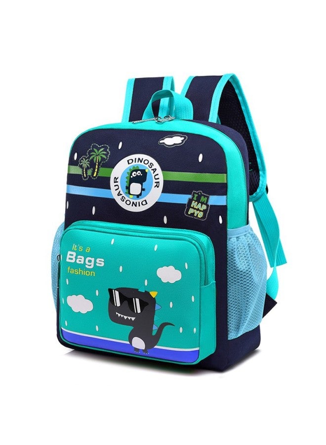 2021 Cute Dinosaur Children's Backpack Korean Style Trendy Boys And Girls Elementary School Student Animal Cartoon Backpack-Color:Blue  - Image 2