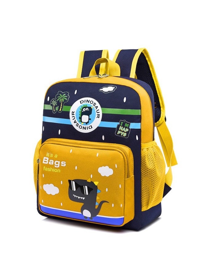 2021 Cute Dinosaur Children's Backpack Korean Style Trendy Boys And Girls Elementary School Student Animal Cartoon Backpack-Color:Blue  - Image 5
