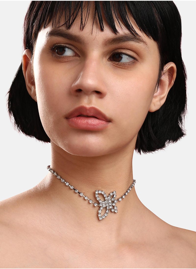 SOHI - Luxurious Butterfly Stone Necklace - Image 1