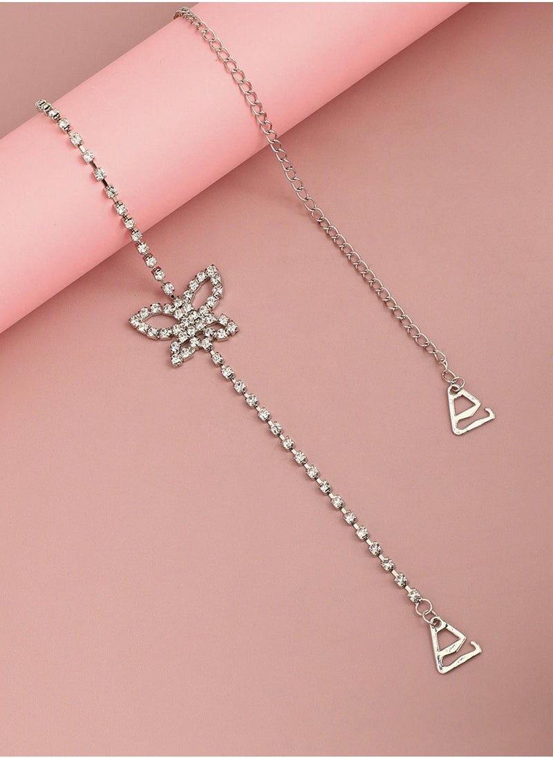 SOHI - Luxurious Butterfly Stone Necklace - Image 1