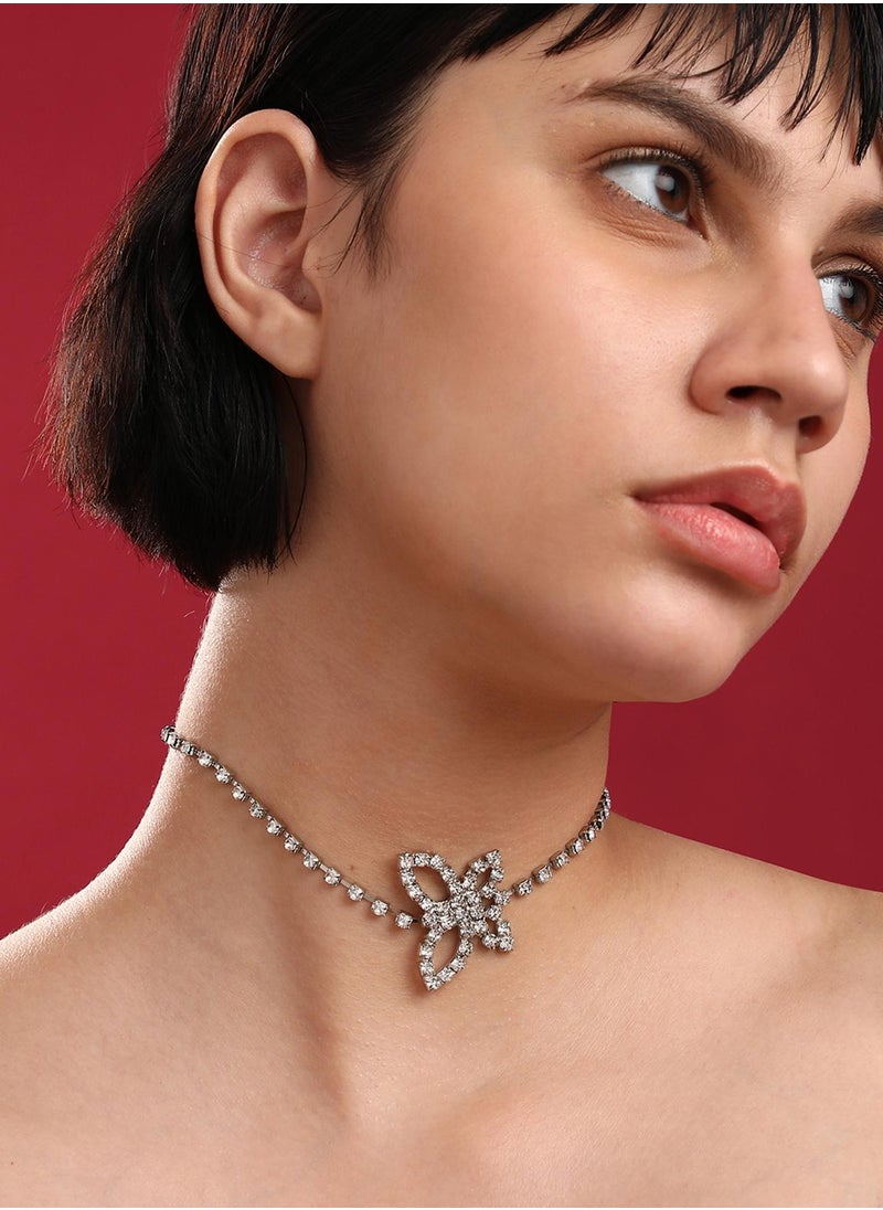 SOHI - Luxurious Butterfly Stone Necklace - Image 1
