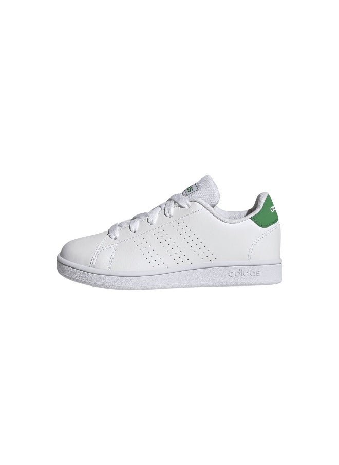 Adidas - adidas Advantage K White Sportwear Shoes 10K - Image 1
