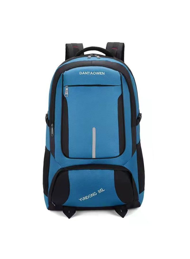 Generic Backpack Men's And Women's Large-capacity Backpack Anti-splashing Travel Outdoor Mountaineering Bag Work Luggage-Color:Sky Blue-Capacity:55L  - Image 1