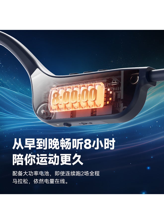 aigo Bone Conduction Bluetooth Sports Headphones Ip56 Dustproof And Waterproof, Cycling Running Ear-hook Style Ultra-long Battery Life - Image 3