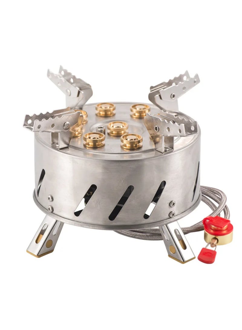 الغافة موقد غاز للرحلات , 9 شعلات - Image 4