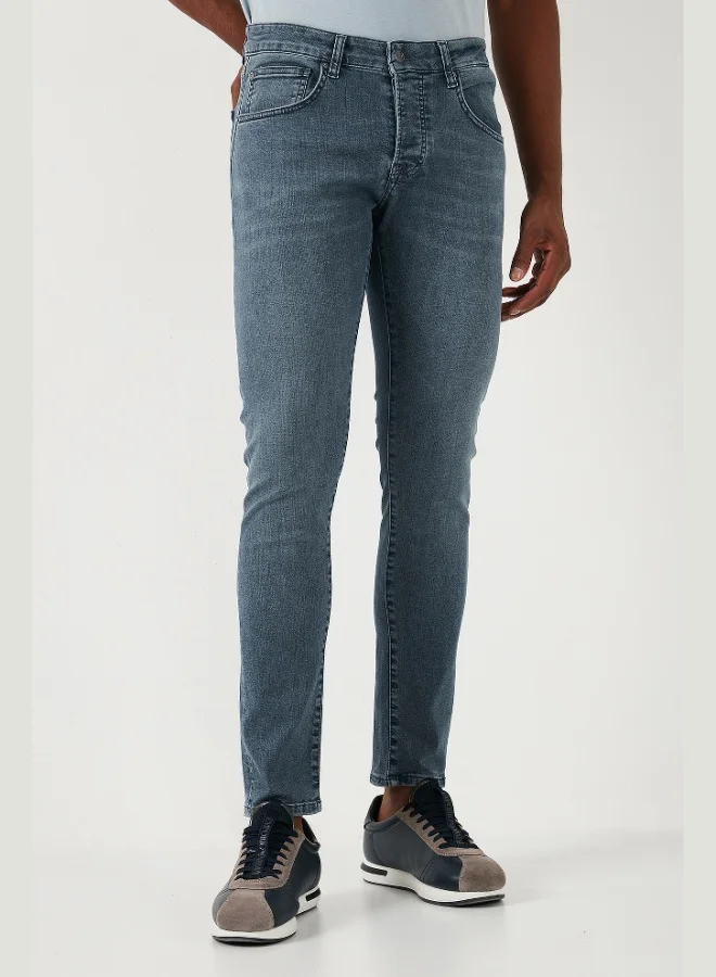 Buratti  Buratti Stretch Cotton Slim Fit Normal Waist Skinny Leg Jeans Men's JEANS 1120S02NAPOLI for Men | Best Price UAE