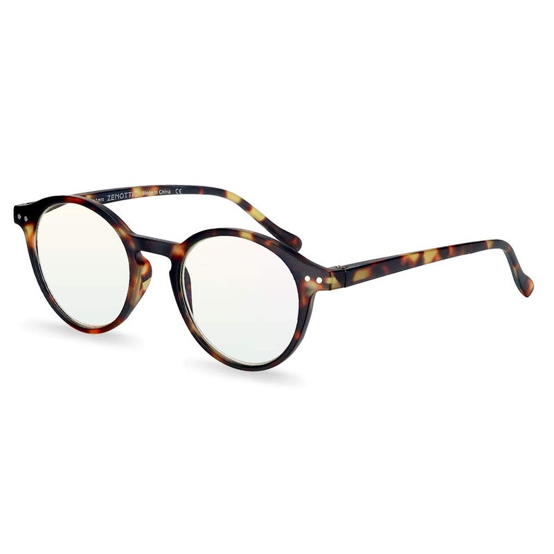 ZENOTTIC Reading Glasses Blue Light Blocking Round Glasses for Men Women Magnification 0.0 1.0 1.5 2.0 2.5 3.0 3.5 - Image 1