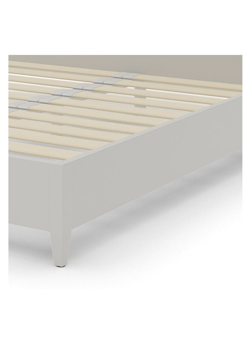 ROYALOAK Royaloak Lucca Queen Size Bed – Leatherette Upholstered Headboard, High Gloss MDF Frame, Modern & Durable Design  - Image 5